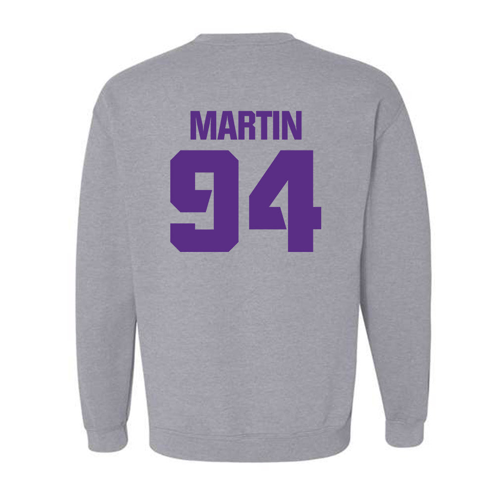 TCU - NCAA Football : Jared Martin - Sports Shersey Crewneck Sweatshirt-1