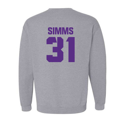 TCU - NCAA Football : Julius Simms - Sports Shersey Crewneck Sweatshirt-1