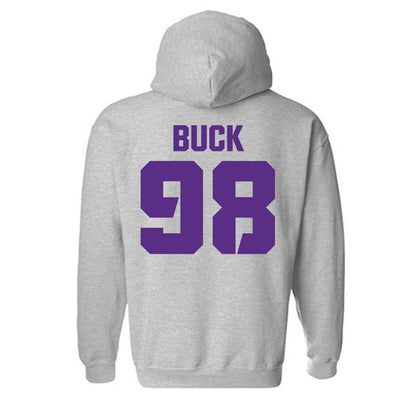 TCU - NCAA Football : Carter Buck - Sports Shersey Hooded Sweatshirt-1