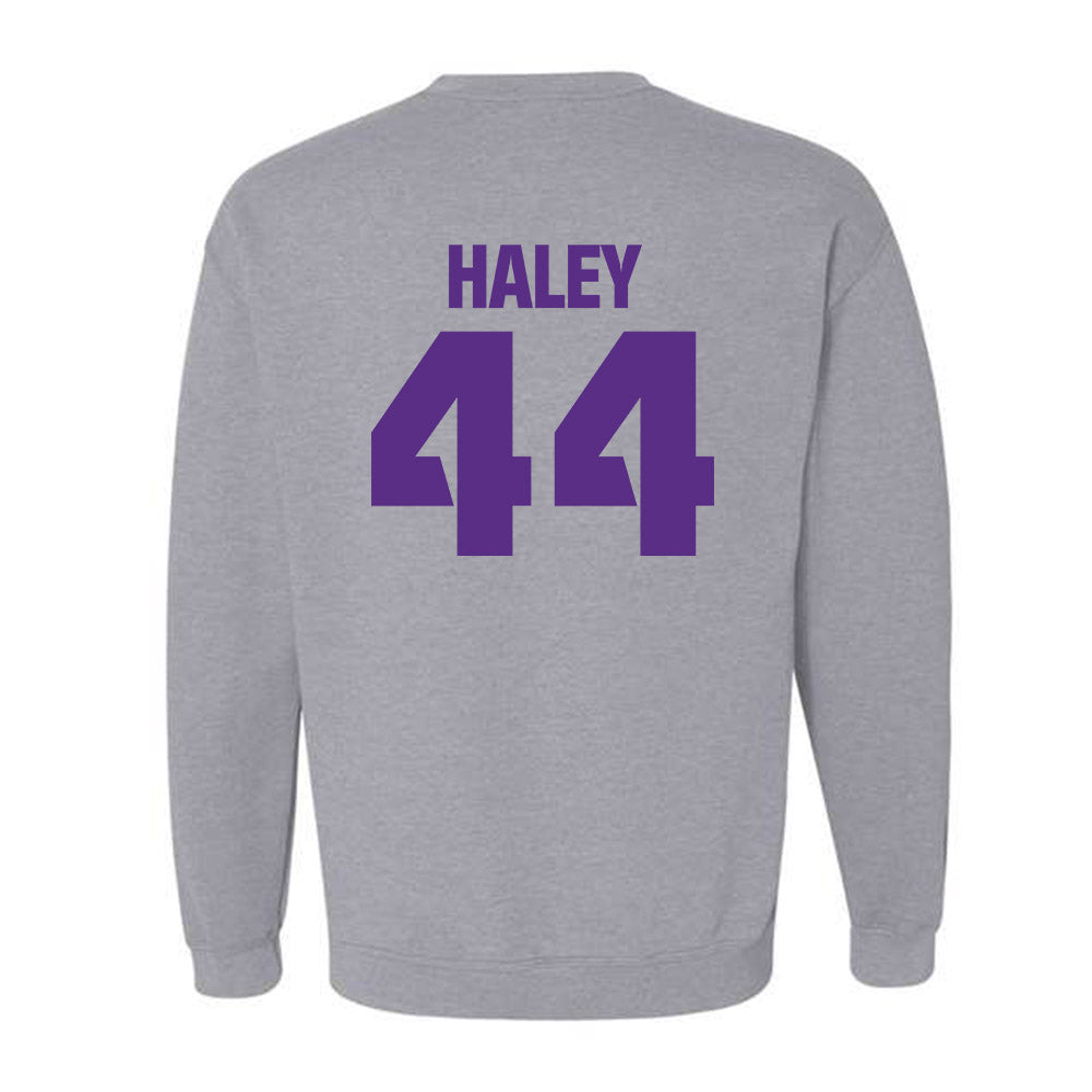 TCU - NCAA Football : Sam Haley - Sports Shersey Crewneck Sweatshirt-1
