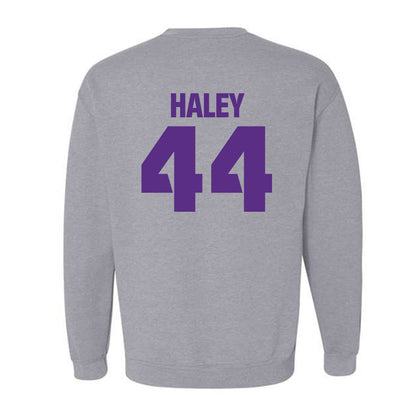 TCU - NCAA Football : Sam Haley - Sports Shersey Crewneck Sweatshirt-1