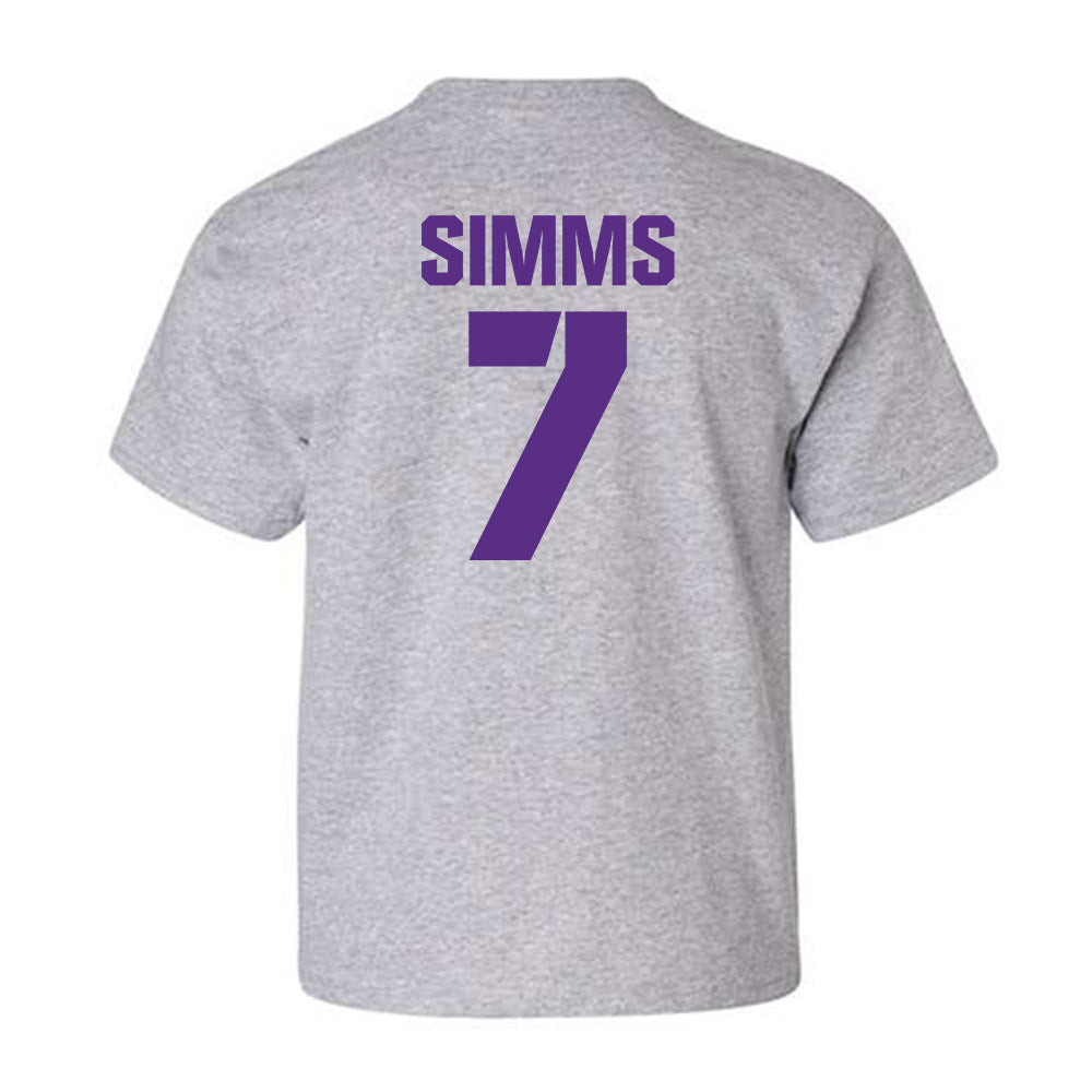 TCU - NCAA Football : Julius Simms - Sports Shersey Youth T-Shirt-1