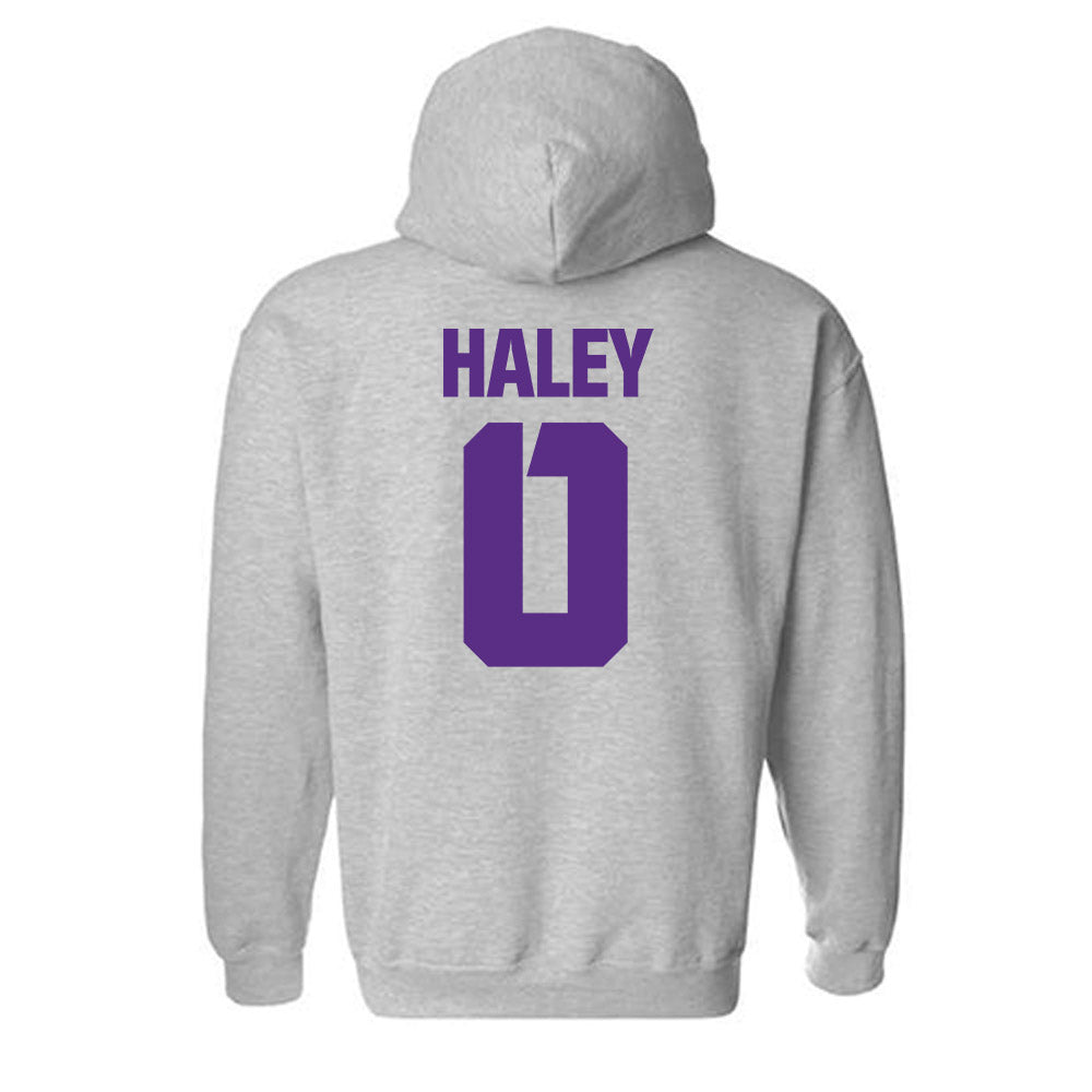 TCU - NCAA Football : Sam Haley - Sports Shersey Hooded Sweatshirt-1