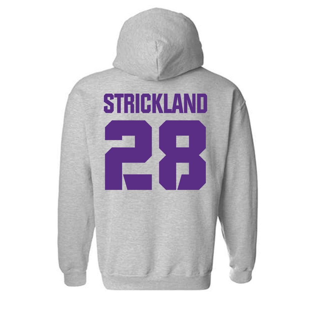 TCU - NCAA Football : Micah Strickland - Sports Shersey Hooded Sweatshirt-1