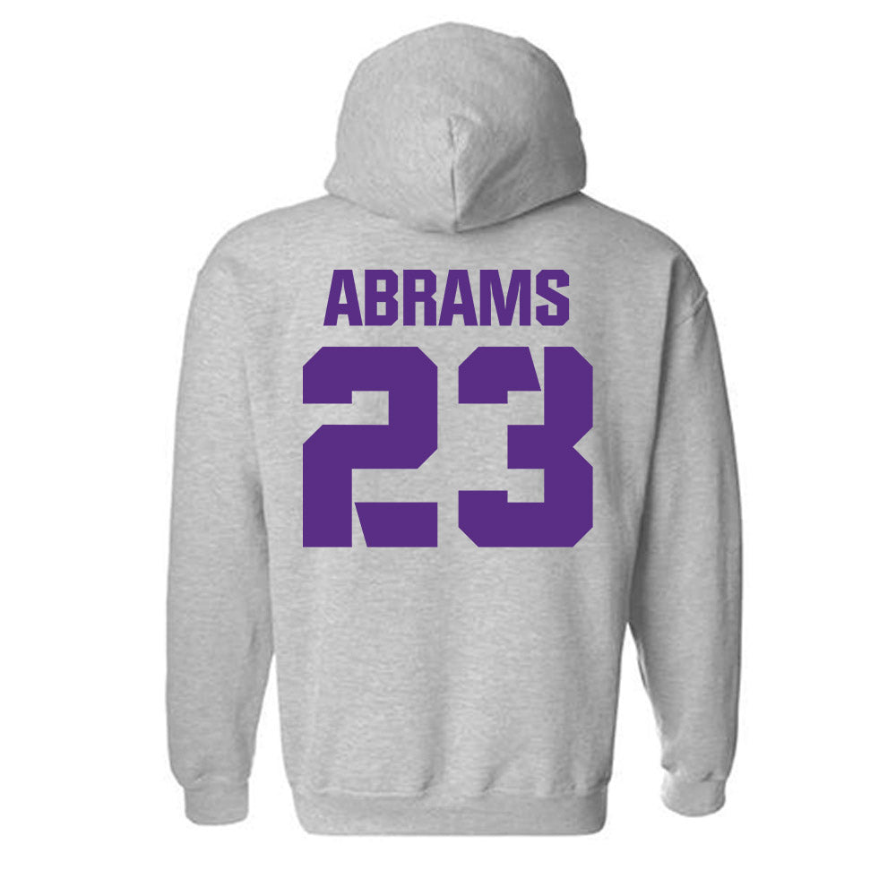 TCU - NCAA Football : Keylan Abrams - Sports Shersey Hooded Sweatshirt-1