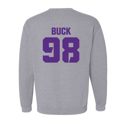 TCU - NCAA Football : Carter Buck - Sports Shersey Crewneck Sweatshirt-1