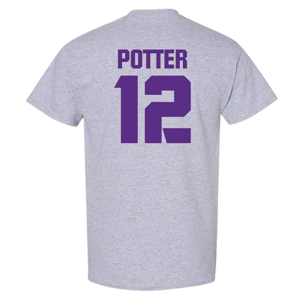 TCU - NCAA Football : David Potter - Sports Shersey T-Shirt-1