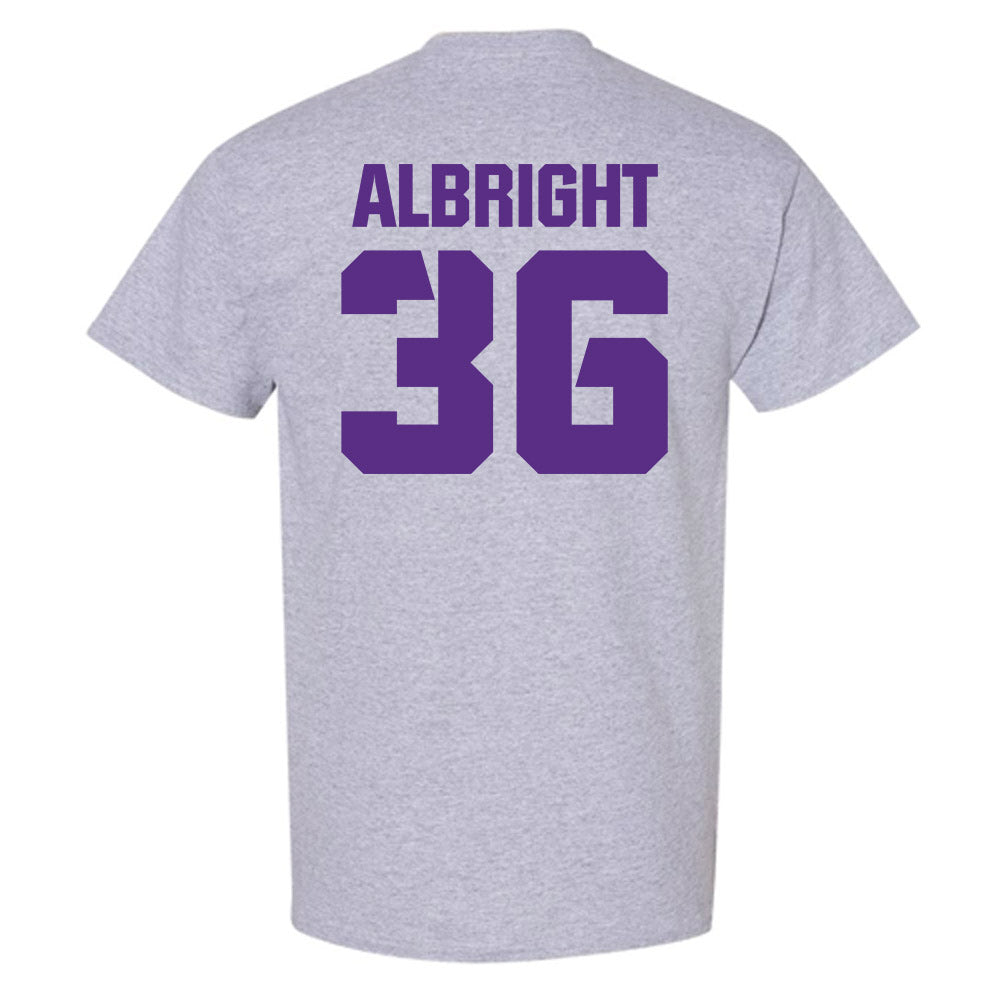 TCU - NCAA Football : Joseph Albright - Sports Shersey T-Shirt-1