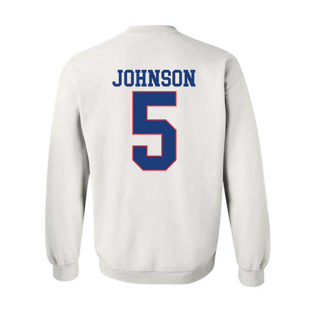 LA Tech - NCAA Football : Benji Johnson - Sports Shersey Crewneck Sweatshirt-1