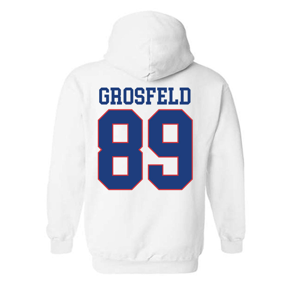 LA Tech - NCAA Football : Chase Grosfeld - Sports Shersey Hooded Sweatshirt-1