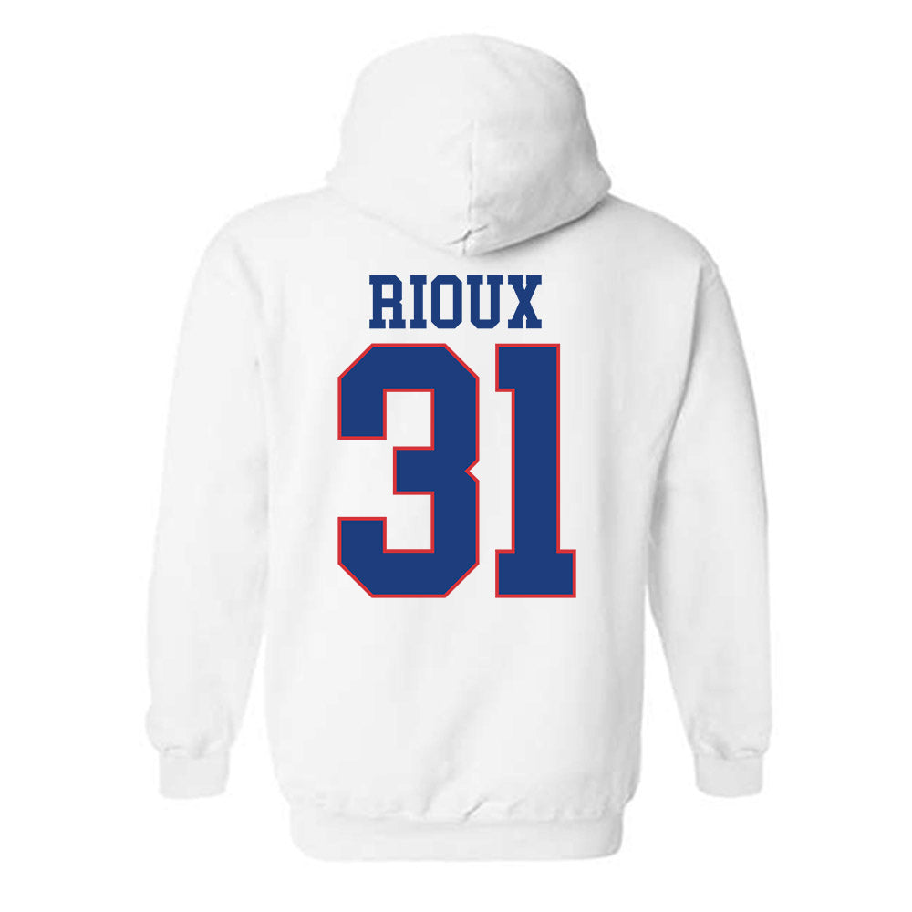 LA Tech - NCAA Football : Hunter Rioux - Sports Shersey Hooded Sweatshirt-1
