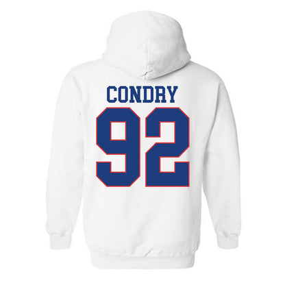 LA Tech - NCAA Football : Lane Condry - Sports Shersey Hooded Sweatshirt-1