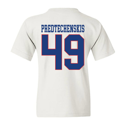 LA Tech - NCAA Football : James Predtechenskis - Sports Shersey Youth T-Shirt-1