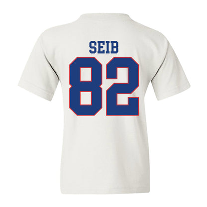 LA Tech - NCAA Football : Luke Seib - Sports Shersey Youth T-Shirt-1