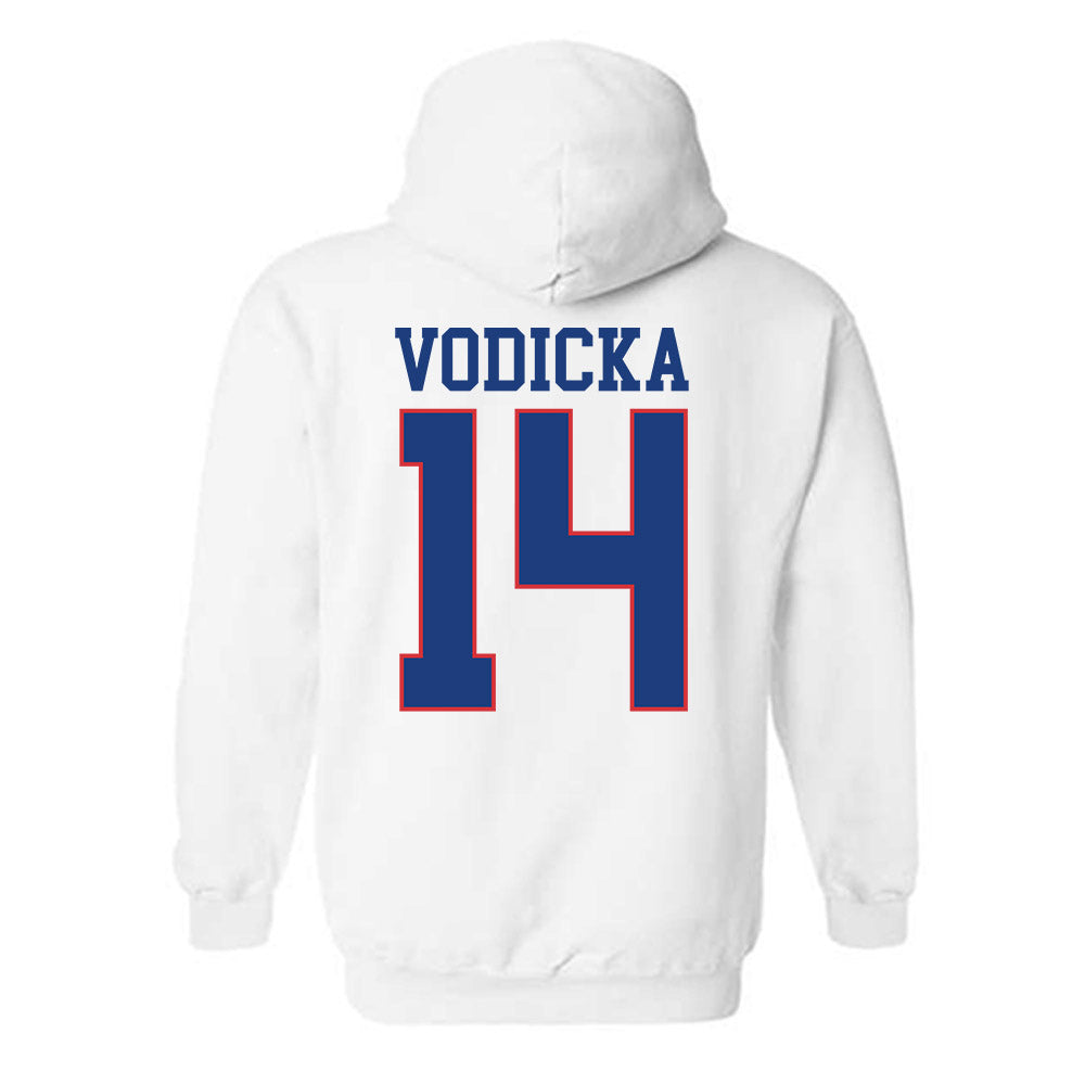 LA Tech - NCAA Football : Brady Vodicka - Sports Shersey Hooded Sweatshirt-1
