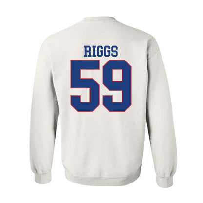 LA Tech - NCAA Football : Jake Riggs - Sports Shersey Crewneck Sweatshirt-1