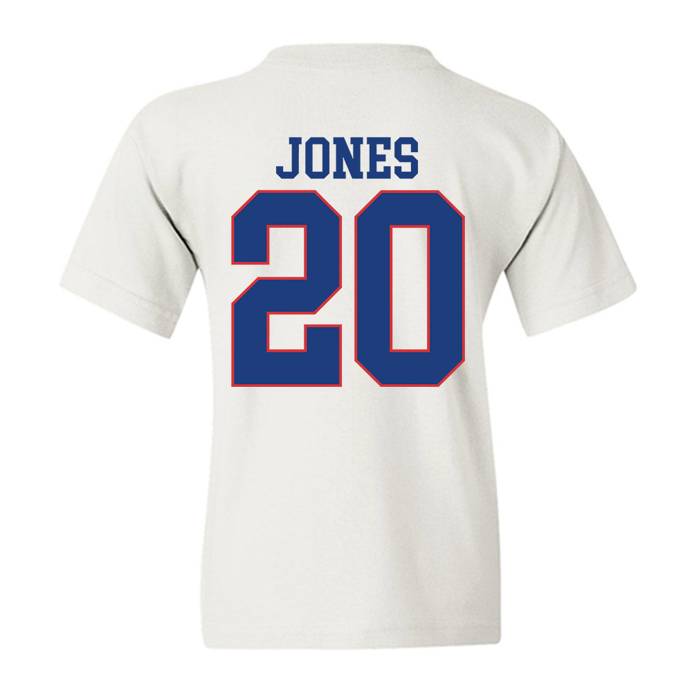 LA Tech - NCAA Football : Ty Jones - Sports Shersey Youth T-Shirt-1