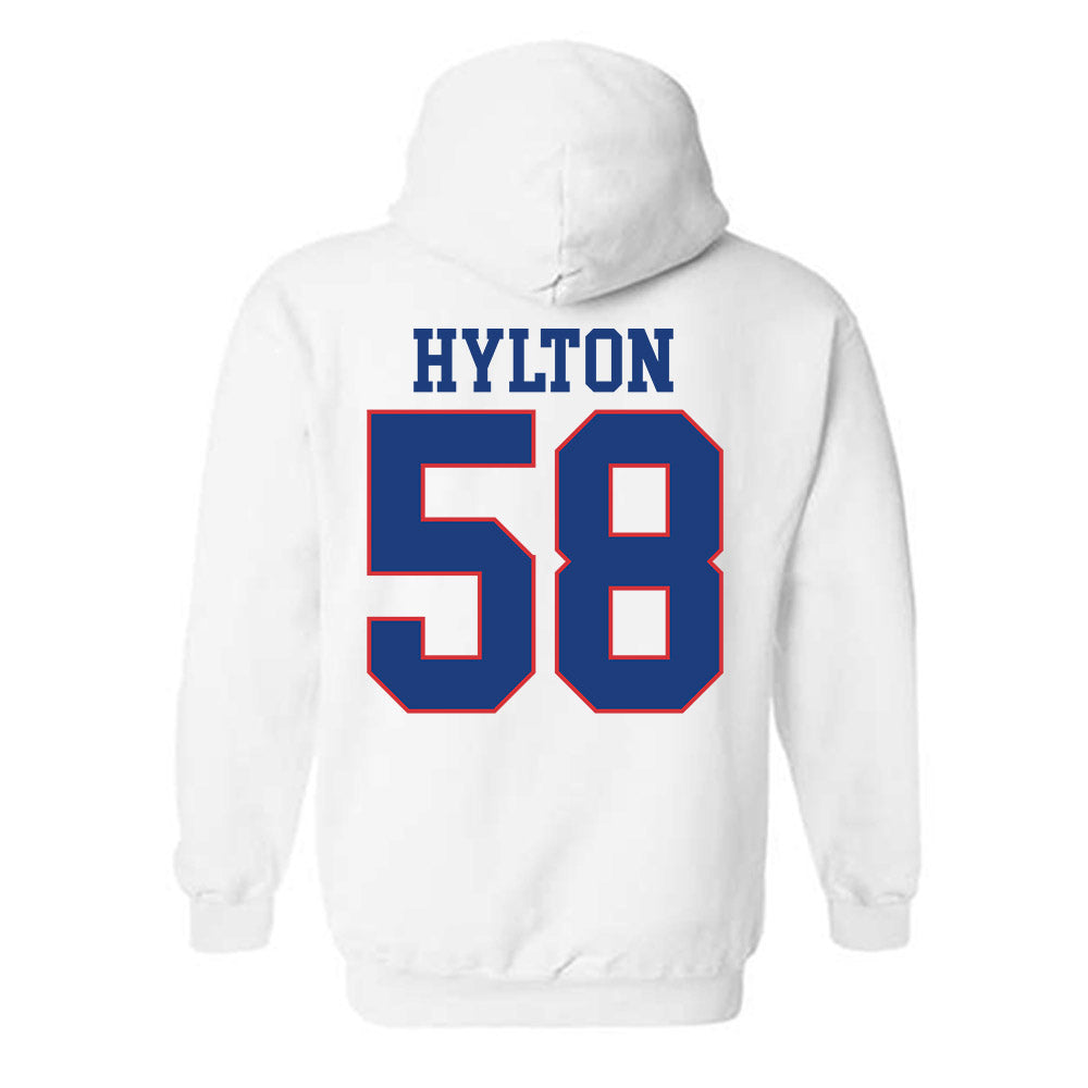 LA Tech - NCAA Football : Tye Hylton - Sports Shersey Hooded Sweatshirt-1