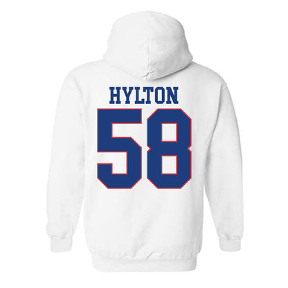 LA Tech - NCAA Football : Tye Hylton - Sports Shersey Hooded Sweatshirt-1