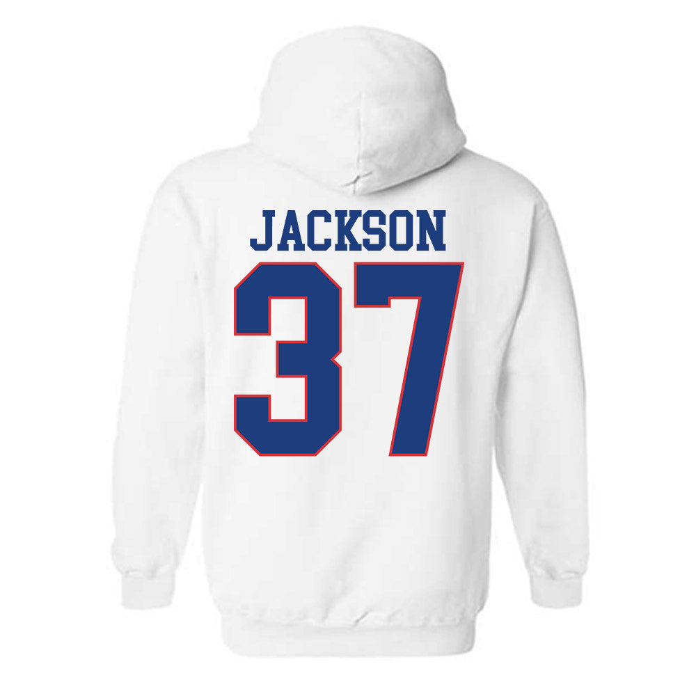LA Tech - NCAA Football : Zachary Jackson - Sports Shersey Hooded Sweatshirt-1