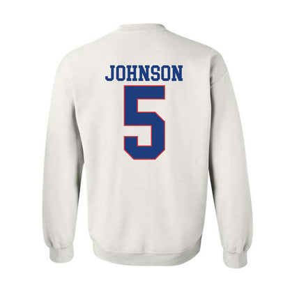 LA Tech - NCAA Football : Ahkhari Johnson - Sports Shersey Crewneck Sweatshirt-1