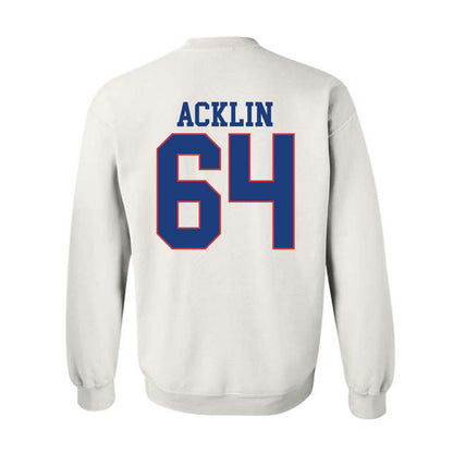 LA Tech - NCAA Football : Jake Acklin - Sports Shersey Crewneck Sweatshirt