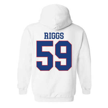 LA Tech - NCAA Football : Jake Riggs - Sports Shersey Hooded Sweatshirt-1
