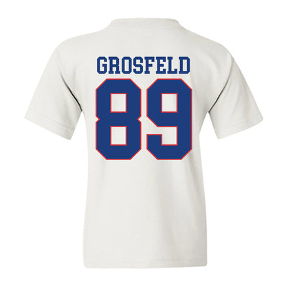 LA Tech - NCAA Football : Chase Grosfeld - Sports Shersey Youth T-Shirt-1