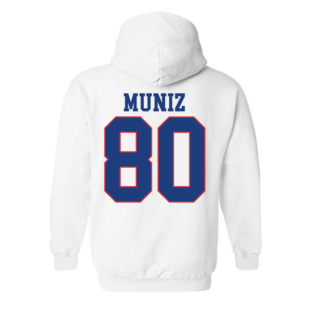 LA Tech - NCAA Football : Deven Muniz - Sports Shersey Hooded Sweatshirt-1