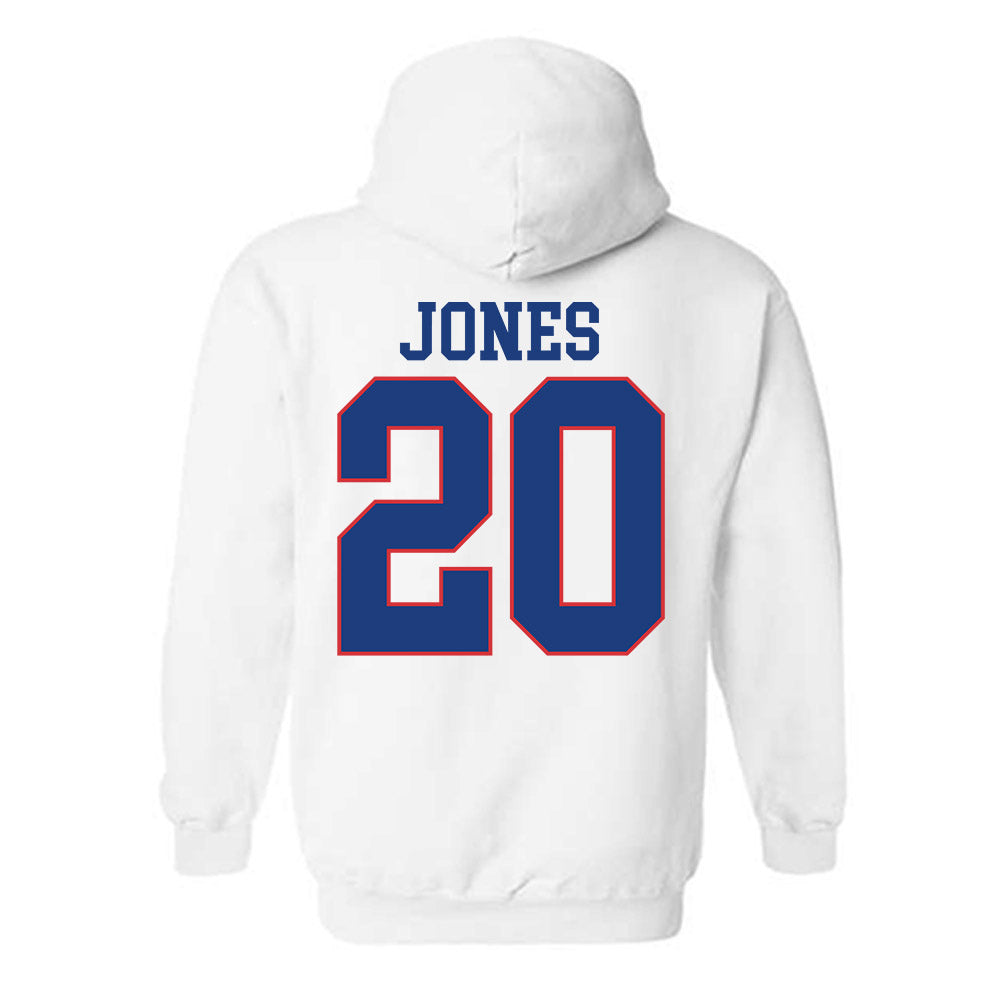 LA Tech - NCAA Football : Ty Jones - Sports Shersey Hooded Sweatshirt-1