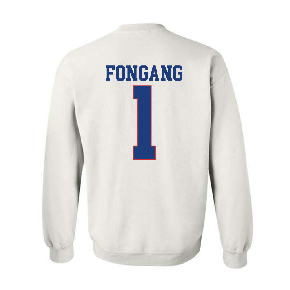 LA Tech - NCAA Football : Samuel Fongang - Sports Shersey Crewneck Sweatshirt-1