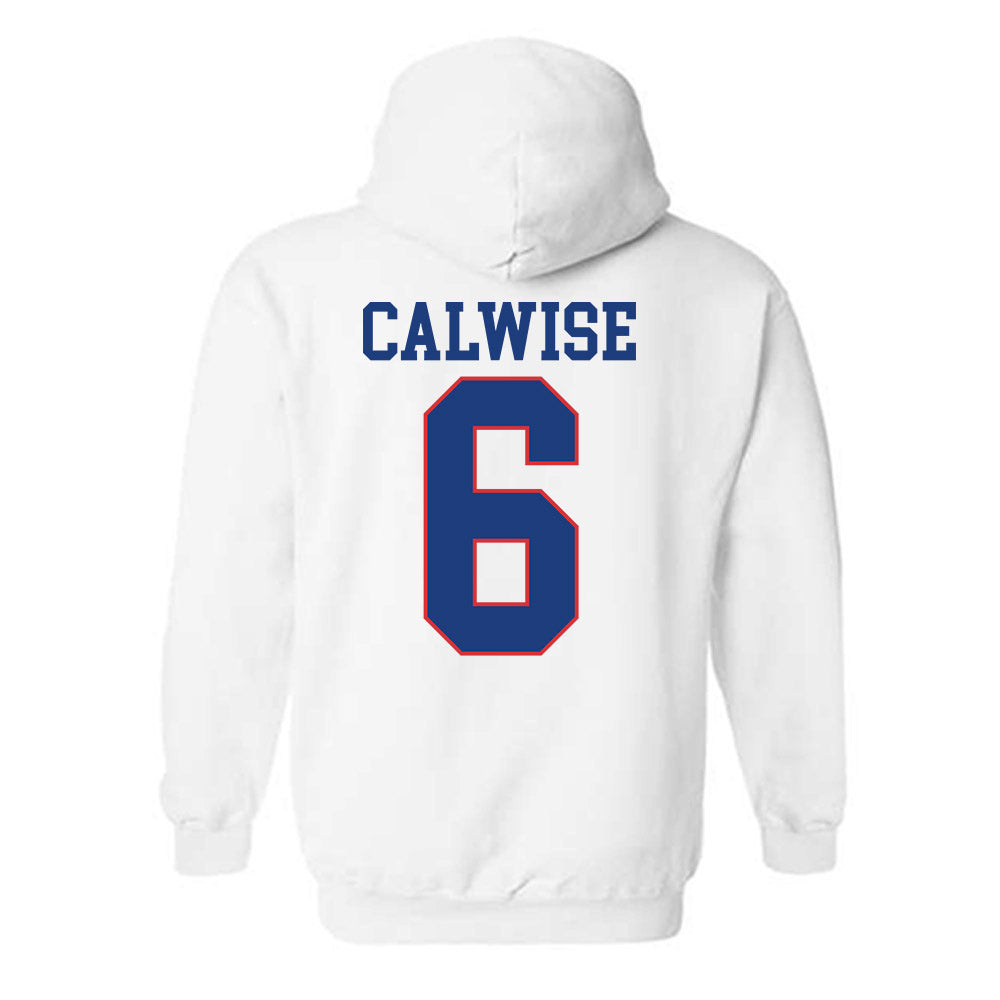 LA Tech - NCAA Football : Marcus Calwise - Sports Shersey Hooded Sweatshirt-1