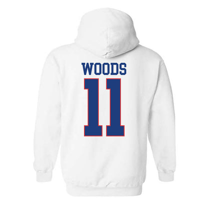 LA Tech - NCAA Football : Cedric Woods - Sports Shersey Hooded Sweatshirt
