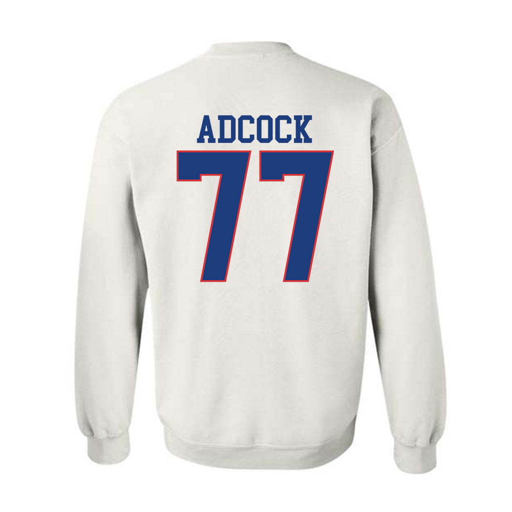 LA Tech - NCAA Football : Aric Adcock - Sports Shersey Crewneck Sweatshirt-1