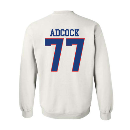LA Tech - NCAA Football : Aric Adcock - Sports Shersey Crewneck Sweatshirt-1
