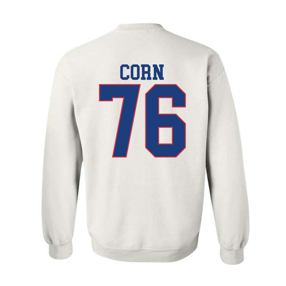 LA Tech - NCAA Football : Cyler Corn - Sports Shersey Crewneck Sweatshirt-1