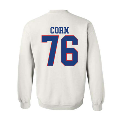 LA Tech - NCAA Football : Cyler Corn - Sports Shersey Crewneck Sweatshirt-1