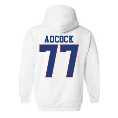 LA Tech - NCAA Football : Aric Adcock - Sports Shersey Hooded Sweatshirt-1