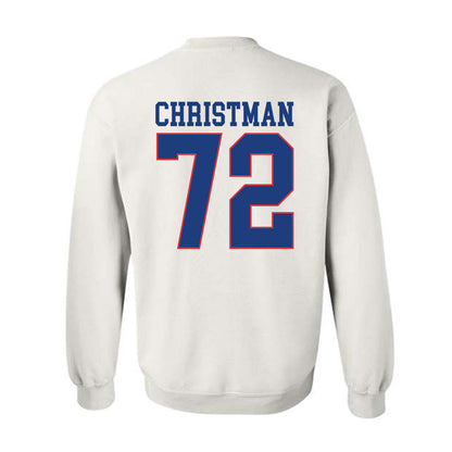 LA Tech - NCAA Football : Hayden Christman - Sports Shersey Crewneck Sweatshirt-1