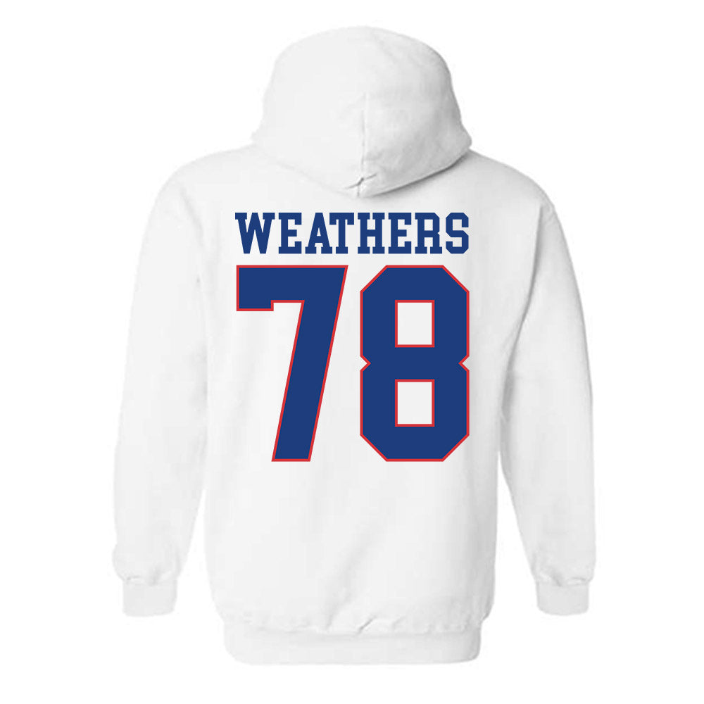 LA Tech - NCAA Football : Bryson Weathers - Sports Shersey Hooded Sweatshirt-1