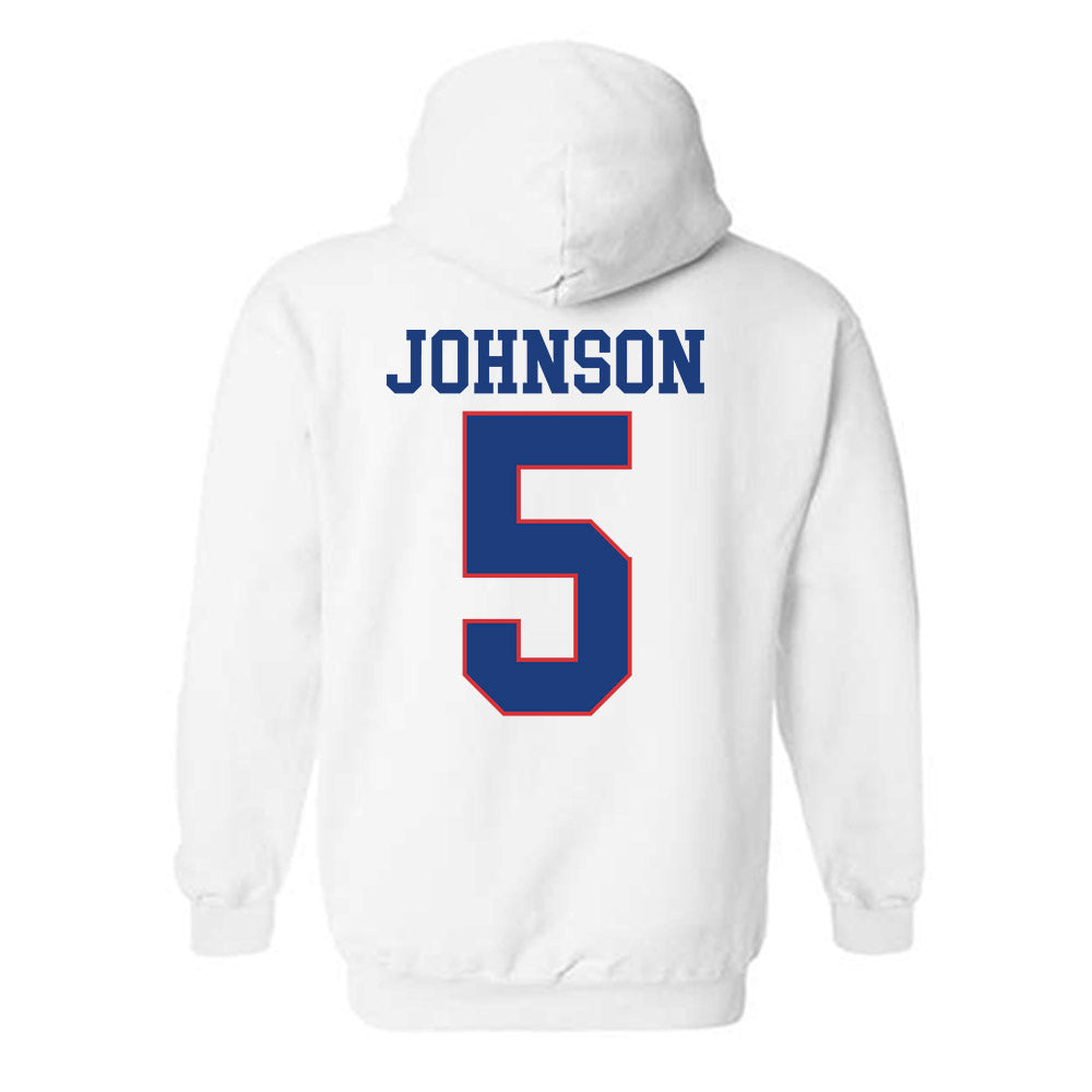LA Tech - NCAA Football : Benji Johnson - Sports Shersey Hooded Sweatshirt-1