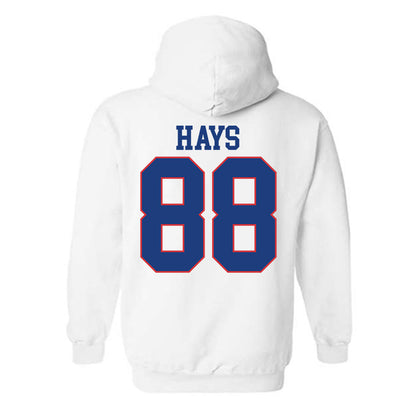 LA Tech - NCAA Football : Zachary Hays - Sports Shersey Hooded Sweatshirt-1