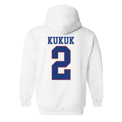 LA Tech - NCAA Football : Trey Kukuk - Sports Shersey Hooded Sweatshirt-1