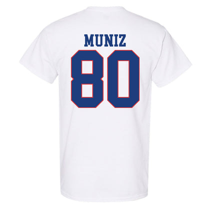 LA Tech - NCAA Football : Deven Muniz - Sports Shersey T-Shirt-1