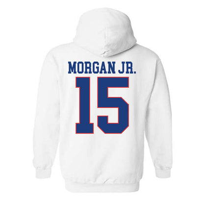 LA Tech - NCAA Football : Franklin Morgan Jr. - Sports Shersey Hooded Sweatshirt-1