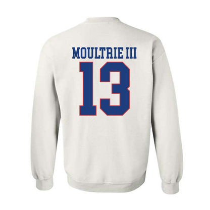 LA Tech - NCAA Football : Marcus Moultrie III - Sports Shersey Crewneck Sweatshirt-1