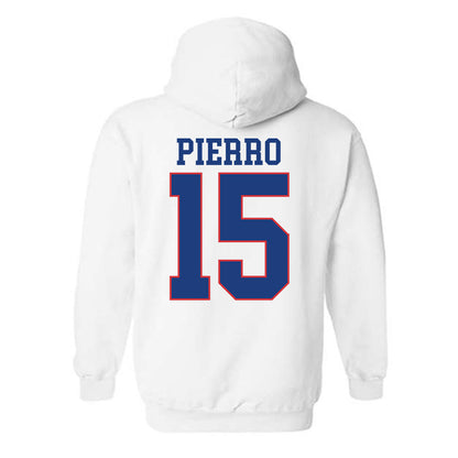 LA Tech - NCAA Football : David Pierro - Sports Shersey Hooded Sweatshirt-1