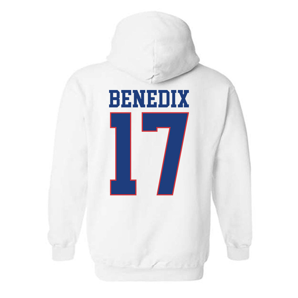 LA Tech - NCAA Football : Dane Benedix - Sports Shersey Hooded Sweatshirt-1