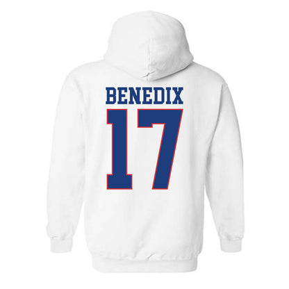 LA Tech - NCAA Football : Dane Benedix - Sports Shersey Hooded Sweatshirt-1