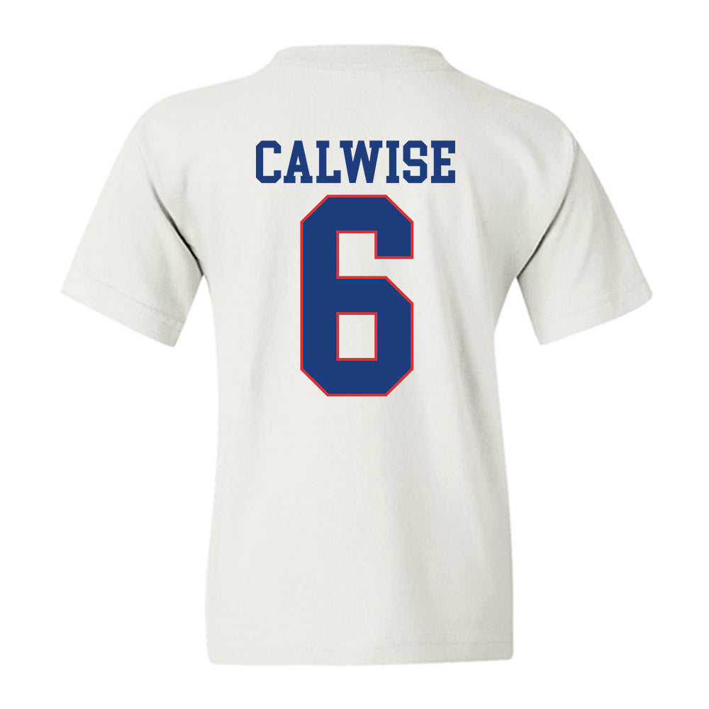LA Tech - NCAA Football : Marcus Calwise - Sports Shersey Youth T-Shirt-1